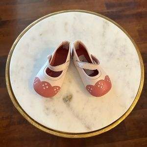 Baby Dior Girls Pink Leather Flat in Great Condition